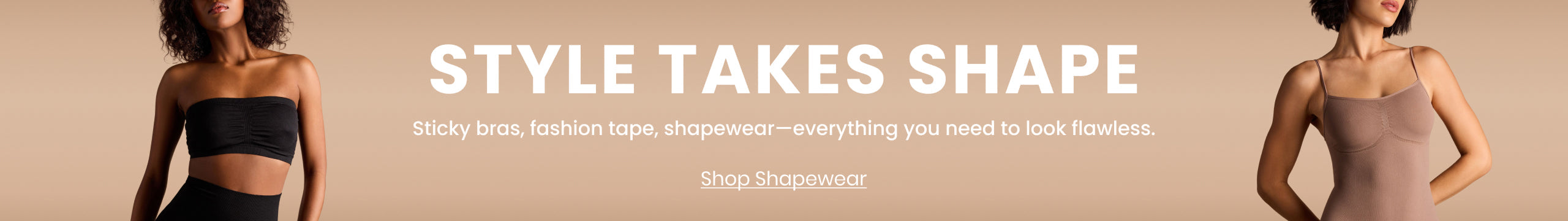 Shop sticky bras & shapewear.